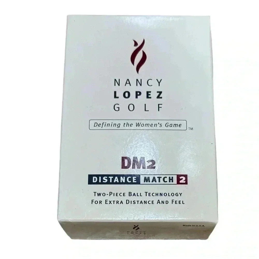 Nancy Lopez Golf Ladies Golf Balls (3) #2 and (3) #3 mixed set